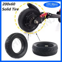 200x60 Solid Tyre Electric Scooter Tire 8 Inch Explosion-proof for INOKIM Light MACURY Zero 8/9