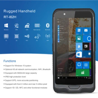 6 Inch Rugged Windows 10 OS Tablet With 4G RAM 128G ROM 1D 2D Barcode Scanner Wifi Bluetooth GPS GSM/4G Camera I62H PDA