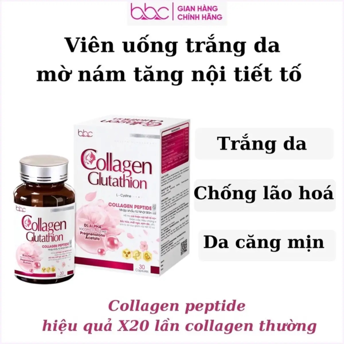 viên uống collagen glutathion bbc giá rẻ Tháng 8,2026