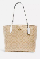 Coach City Tote In Signature Canvas