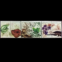 Prangko / Perangko Indonesia Flora Fauna 2002 Mint Set Komplit