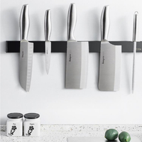 刀架磁吸吸刀磁鐵免打孔吸鐵石磁條廚房烘焙刀具壁掛式商用置物架「限時特惠」