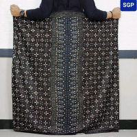 Sarung Batik Gus Iqdam Terbaru Printing Pria Dewasa Muslim Motif Series Warna Hitam Coklat - Kain Ku