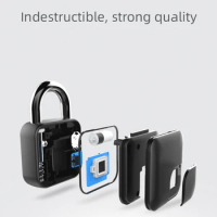 Tuya Smart Bluetooth Fingerprint Padlock Keyless USB Thumbprint Door Lock Bike Q81F