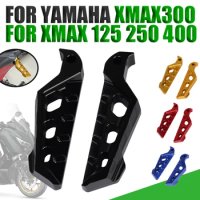 Motorcycle Rear Passenger Footrest Foot Rest Pegs Pedals For Yamaha XMAX300 XMAX250 XMAX125 XMAX 300 X-MAX 250 125 400 Parts