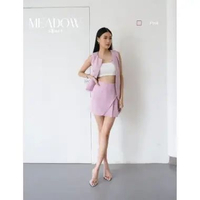 Meadow Skort | Rok Celana Wanita | Rok Pendek Wanita | Celana Rok Wanita S-M Pink