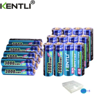 Rechargeable Battery KENTLI AA 1.5v Rechargeable Battery Lithium Battery 3000mWh Battery aa for camera