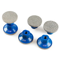 50mm Brazed Flat Grinding Head Marble Stone Trimming Polishing Disc Abrasive Pad