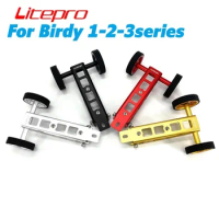 Litepro Widening Easy Wheel For Birdy Folding Bike Easywheel Aluminum Alloy Mount Compatible Kettle Holder