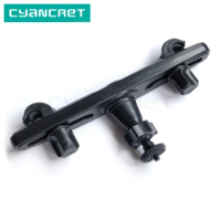 Car TV Stand Width Angle Adjustable Car Back Seat Bracket Mount with 6.35mm 1/4 inch Screw for Portable TV DVD Player Monitor