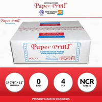 Paperpryns Kertas Continuous Form 4PLY NCR 14 7/8" × 11"
