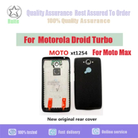 Ori Battery Cover Housing For Motorola Droid Turbo XT1254 XT1225 For Moto Max XT1250 Rear Cover Replacment Parts