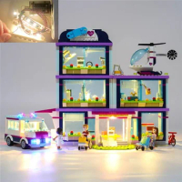 Lighting Kit for LEGO 41318 Friends Heartlake Hospital Building Blocks Model- Not Include the Lego Set