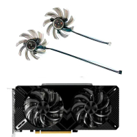 เครื่องทำความเย็นการ์ดจอแบบสองพัดลม ขนาด 85 มม. สำหรับ GA91S2U/4 พิน รองรับ GTX 1660, 1660 Ti, RTX 2