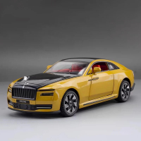1:24 Rolls Royce Spectre ล้อแม็กโมเดลรถยนต์เสียงและแสงของขวัญคอลเลกชันของขวัญคริสต์มาสสำหรับแฟนของขว