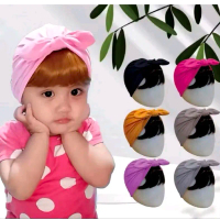 Turban poni bayi rambut poni super halus tidak bikin iritasi