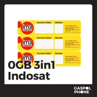 Voucher Indosat Kosong Zero 3 in 1 Jateng
