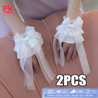 Manset Tangan Renda Handsock Lolita Ruffles Handshock Renda Mangset Tangan Renda Tambahan Lengan Baj