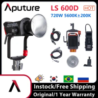 Aputure LS 600d /LS 600d Pro Light Storm 600W 5600K Daylight V-mount COB LED Studio Video Lamp CRI96+ TLCI96+ for Moive Shooting