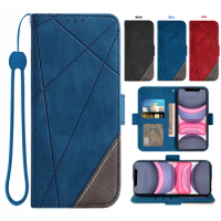 Spliced wallet mobile phone cover For Xiaomi Redmi Note 9 Redmi Note 9 5G Redmi Note 9S Redmi Note 9 Pro Credit card slot wrist