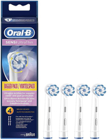 【美國代購】Oral-B正品Sensi超薄替換白色牙刷頭  一包4個