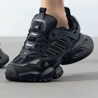 Adidas/阿迪達斯XLG RUNNER DELUXE男女緩震波鞋輕便跑鞋-黑 37