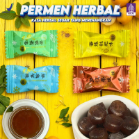 Permen Herbal Pereda Sakit Tenggorokan 4 Rasa Luo Han Guo Honeysuckle Pat Dai Hai Madu Niose Antler 
