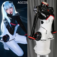 AGCOS Girls Frontline HK416 Doujin EVA Cosplay Costume Woman Leather Jumspuits Game Clothes Sexy Cosplay