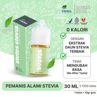 STETES Stevia Pemanis Alami | Stevia Cair | Gula Diabetes | Gula Diet 0 Kalori Pemanis alami Gula se