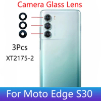 For Motorola Moto Edge S30 Rear Back Camera Lens Glass Cover Replacement Repair Parts With Adhesive Sticker XT2175-2