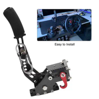 16Bit USB Handbrake For Racing Games Linear Handbrake Clamp For Racing Games G25/27/29 T300 T500 Fanatec Osw Dirt Rally Red