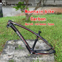 SPOMANN Carbon MTB Frame 26/27.5er UD Matte Mountain Bike Cadre Carbone Vtt Frame Bicicleta Inner Cables Bicycle Frames 3 Colors