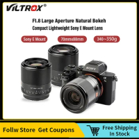 VILTROX 24mm 28mm 35mm 50mm 85mm F1.8 Auto Focus Full Frame Prime Large Aperture Portrait FE for Sony E Mount A7 Camera Lens