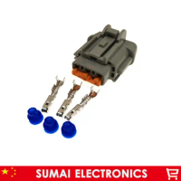 6185-0869 3 Pin 2.3mm female car light plug, Auto electrical lamp connector for Sumitomo car Nissan etc.