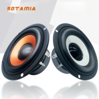SOTAMIA 1Pcs 4 Inch Midrange Audio Speaker 4 8 Ohm 30W HIFI Music Sound Loudspeaker Bookshelf DIY Bluetooth Speaker Home Theater