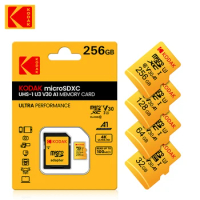 Original Kodak Micro SD Card 32GB 64GB Class10 Memory Card A1256GB Microsd Flash Drive Card A2 512GB V30 U3 cartao de memoria