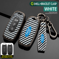 For Ford Territory Ranger T6 T7 WL Fiesta Everest Remote Car Key Case Cover Metal Key Fob Shell