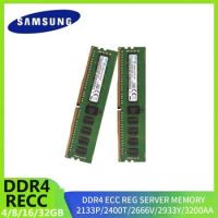 Samsung DDR4 32GB 16GB 8GB 4GB RECC Server Ram 3200 2933 2666 2400 2133MHz RECC 3200AA 2933Y 2666V 2400T 2133P Server Memory