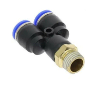 MPX 06-03FITTING PNEUMATIC Y DRAT 6MM DRAT 3/8\ PX 06-03"