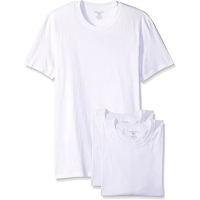【NAUTICA】2024男時尚棉質白色圓領短袖內衣3件組-網(預購)