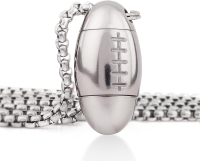 Pill Holder Necklace Nitro Pill Case Titanium Pill Container Necklace for Men Women Christmas Gifts 