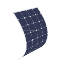 Thin film 120w semi flexible solar panel with Sun power cells