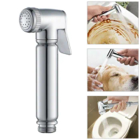Shower Head Bidet Spray For Cleaning Floor For Pet Shower Handheld High Quality Practical Toilet Triangle Valve Spray