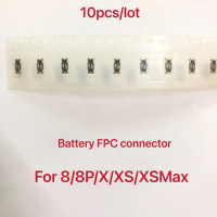 10pcs Battery FPC for iPhone 8 Plus X XS Max XR Connector Port on Board Clip Plug Flex Cable Replacement Parts