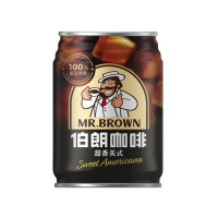 【伯朗咖啡】甜香美式咖啡240ml-24罐/箱(有糖)