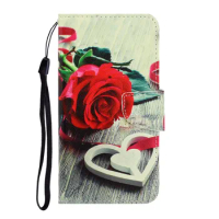 2023 Leather Wallet Flip Cover For Samsung Galaxy S20 FE ( Fan Edition ) S20FE 5G or 4G S 20 Lite Cartoon Protective Phone Cases