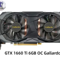 Manli GTX 1660 Ti 6GB OC Gallardo Gaming Video Card GTX 1660 Ti 6GB Graphics Cards GPU Desktop Computer Game GPU GTX 1660 series