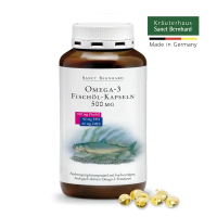 【聖伯納德 Sanct Bernhard】德國百年草本 Omega-3魚油膠囊500mg(400粒/罐)