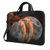 Laptop Bag Moon Tomato Portable Briefcase Bag Sliced Planet For Macbook Air Acer Dell 13 14 15 Stylish Computer Pouch