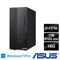 【ASUS 華碩】兩台組★i7十六核商用電腦(M900MDR/i7-13700/16G/1TB HDD+512G SSD/W11P)